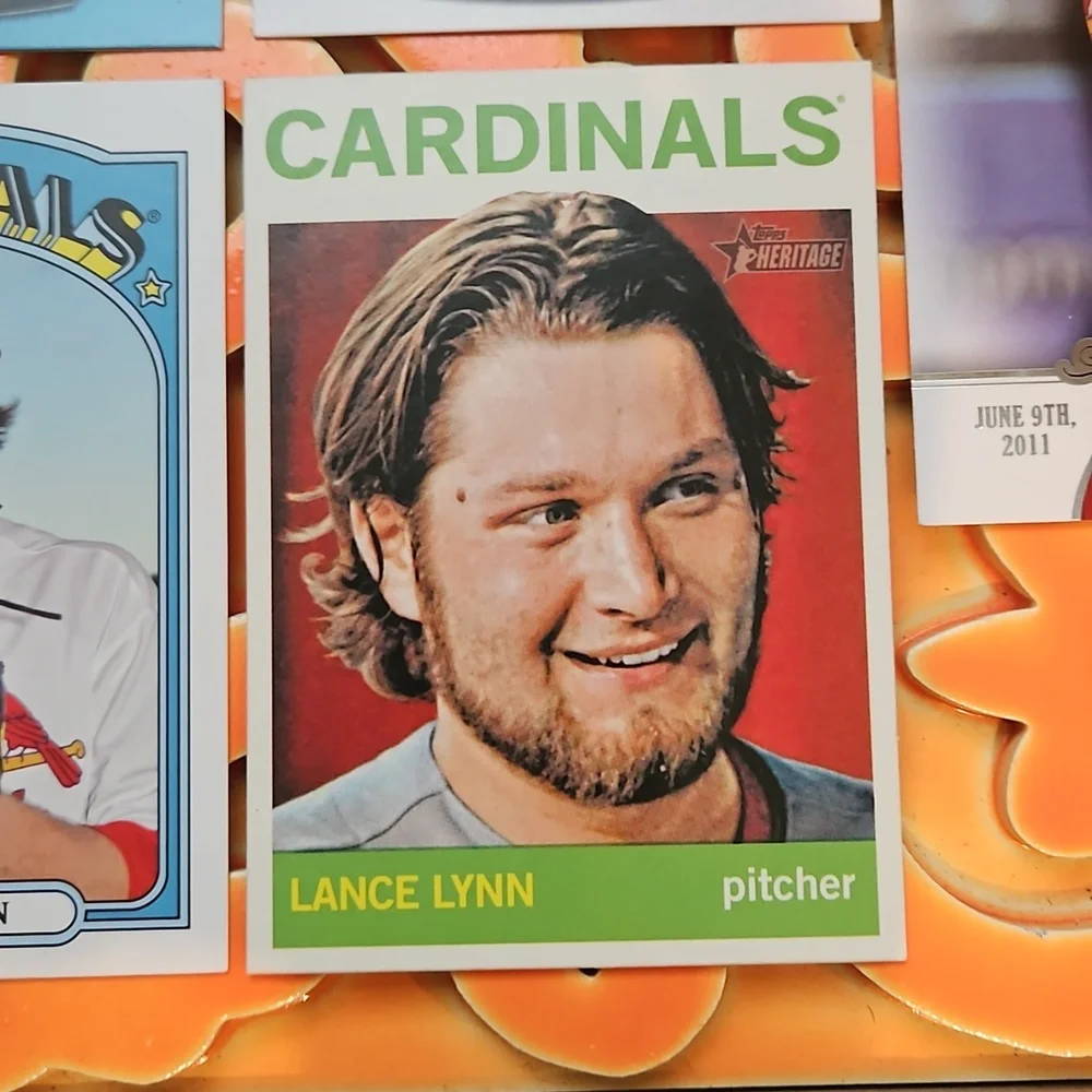 Saint Louis Cardinals Lance Lynn Baseball Cards 5pack